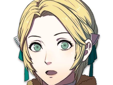 Sticker ingrid brandl galatea fire emblem three houses hopes saint royaume faerghus lions saphir blonde yeux verts par Dark-63