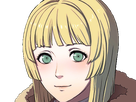 ingrid brandl galatea fire emblem three houses hopes saint royaume faerghus lions saphir blonde yeux verts