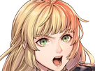 ingrid brandl galatea fire emblem three houses hopes saint royaume faerghus lions saphir blonde yeux verts