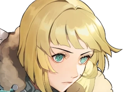 Sticker ingrid brandl galatea fire emblem three houses hopes saint royaume faerghus lions saphir blonde yeux verts par Dark-63