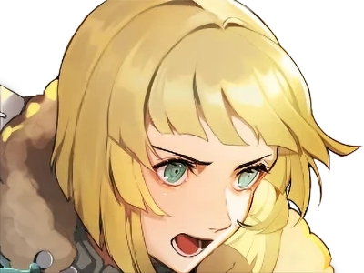 Sticker ingrid brandl galatea fire emblem three houses hopes saint royaume faerghus lions saphir blonde yeux verts par Dark-63