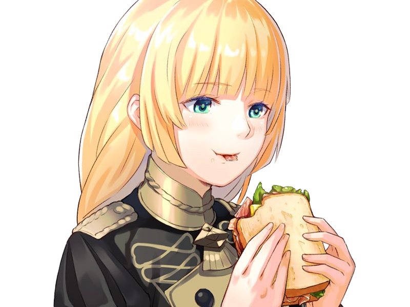 Sticker ingrid brandl galatea fire emblem three houses hopes saint royaume faerghus lions saphir blonde yeux verts par Dark-63