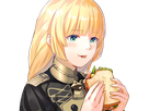 ingrid brandl galatea fire emblem three houses hopes saint royaume faerghus lions saphir blonde yeux verts