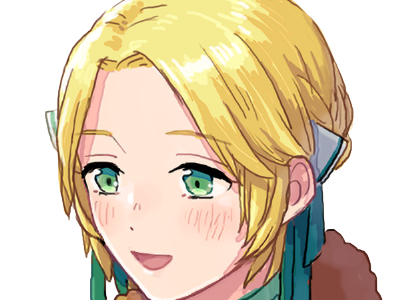 Sticker ingrid brandl galatea fire emblem three houses hopes saint royaume faerghus lions saphir blonde yeux verts par Dark-63