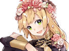 ingrid brandl galatea fire emblem three houses hopes saint royaume faerghus lions saphir blonde yeux verts