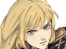 ingrid brandl galatea fire emblem three houses hopes saint royaume faerghus lions saphir blonde yeux verts