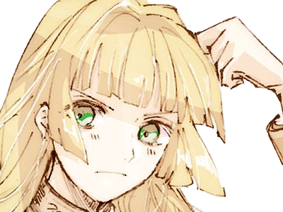 Sticker ingrid brandl galatea fire emblem three houses hopes saint royaume faerghus lions saphir blonde yeux verts par Dark-63