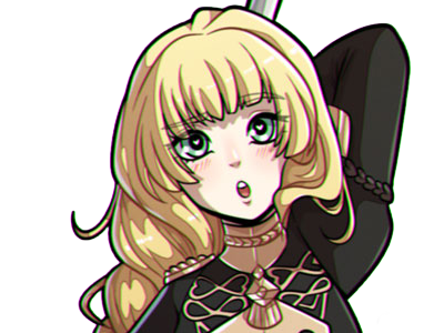 Sticker ingrid brandl galatea fire emblem three houses hopes saint royaume faerghus lions saphir blonde yeux verts par Dark-63