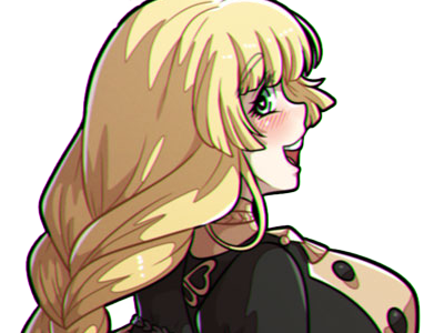 Sticker ingrid brandl galatea fire emblem three houses hopes saint royaume faerghus lions saphir blonde yeux verts par Dark-63