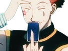 hisoka morou hunter hxh cheveux rouge yeux jaune clown isaac netero fic bloop