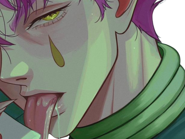 Sticker hisoka morou hunter hxh cheveux rouge yeux jaune clown isaac netero fic bloop par Bl0op