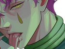 hisoka morou hunter hxh cheveux rouge yeux jaune clown isaac netero fic bloop