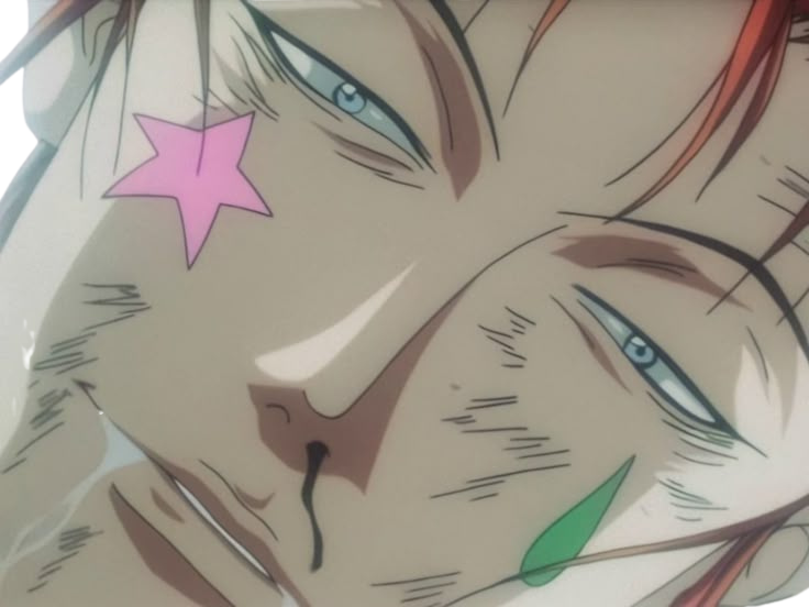Sticker hisoka morou hunter hxh cheveux rouge yeux jaune clown isaac netero fic bloop par Bl0op