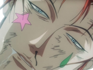 hisoka morou hunter hxh cheveux rouge yeux jaune clown isaac netero fic bloop