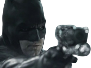 Sticker batman bat batou batfleck ben affleck gun pistolet gotham chauvesouris heros dc superheros comics bvs par XDREAD