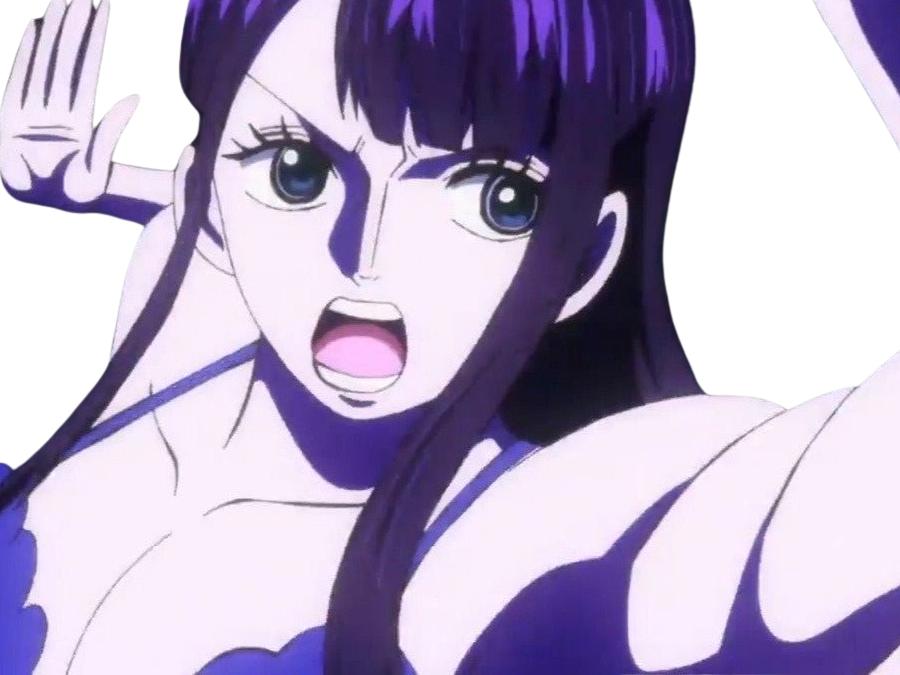 Sticker nico robin one piece cheveux noir yeux bleu ninon fic bloop par Bl0op