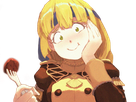 ingrid brandl galatea fire emblem three houses hopes saint royaume faerghus lions saphir blonde yeux verts