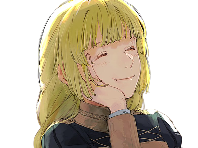 Sticker ingrid brandl galatea fire emblem three houses hopes saint royaume faerghus lions saphir blonde yeux verts par Dark-63
