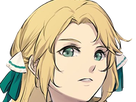 ingrid brandl galatea fire emblem three houses hopes saint royaume faerghus lions saphir blonde yeux verts
