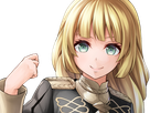 ingrid brandl galatea fire emblem three houses hopes saint royaume faerghus lions saphir blonde yeux verts