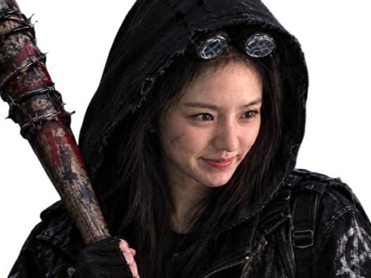 Sticker park gyu young actrice coreenne mignonne cute batte anarchiste capuche revolution badass manteau par Tromperie