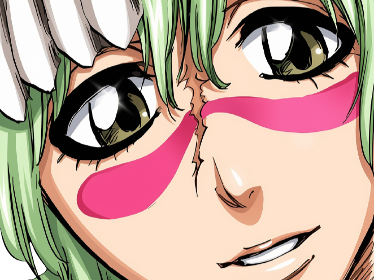 Sticker nelliel tu odelschwanck nell bleach cheveux vert yeux jaune masque arrancar fic bloop par Bl0op