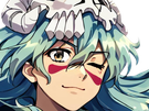 nelliel tu odelschwanck nell bleach cheveux vert yeux jaune masque arrancar fic bloop