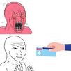 screaming red wojak ranting calm plane ticket template meme cuck go live there russie russia