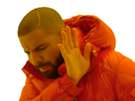 drake no non degout stop bloque recale recalage rap rappeur main doudoune transparent