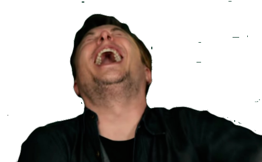 Sticker elon musk rire mort de par OEO