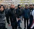 chance qlf racaille etudiant manifestation lfi arabe cite lycee