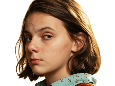 Sticker dafne keen his dark materials lyra belacqua adolescente mineure fic bloop par Bl0op