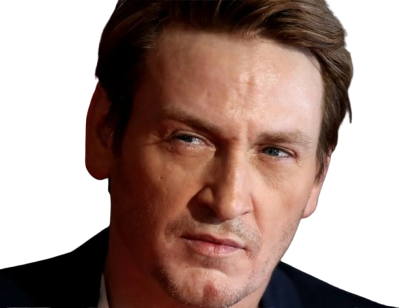 Sticker benoit magimel acteur francais blond yeux bleus la french pianiste par PubliusOvidius