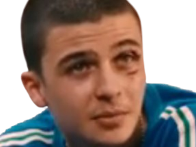 Sticker malik frikah amour ouf acteur clotaire francais enfant adolescent sang jeune rase par PubliusOvidius