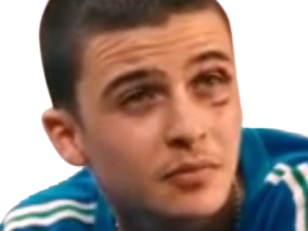 Sticker malik frikah amour ouf acteur clotaire francais enfant adolescent sang jeune rase par PubliusOvidius