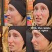 femme gauchiste manifestation pillage raciste lfi raison cause
