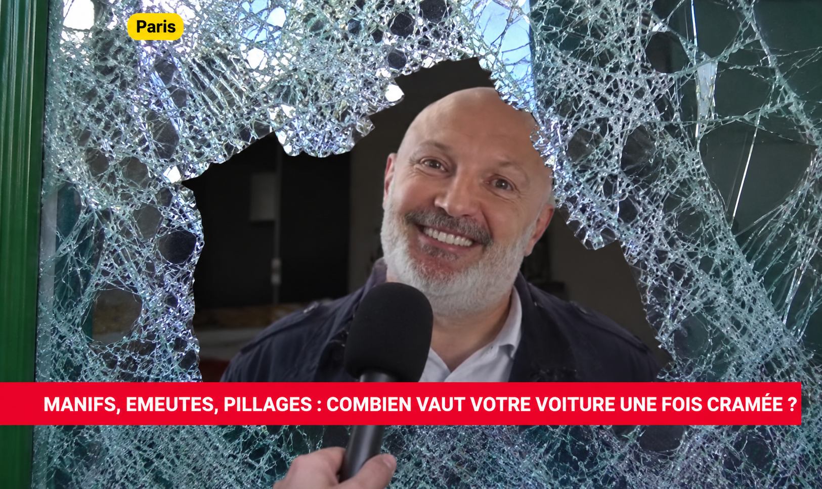 Sticker emeute commerce pillage razia vol vitre interview guerre guerrilla insurection donald wallah wesh franck leboeuf par Ginatack