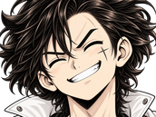 Sticker sutsugua reaction malice sourire taquinerie v1 par shemsou-hor