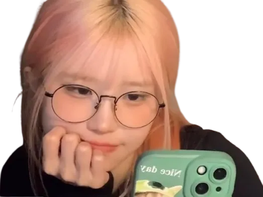 Sticker hayoung hm ennui tel telehone kpop backup par Crytek