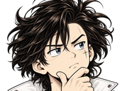 Sticker sutsugua reaction reflexion doute question par shemsou-hor
