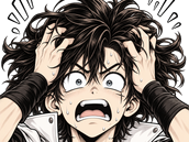 Sticker sutsugua reaction panique stress affolement par shemsou-hor