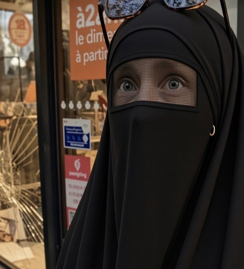 Sticker cepalacoz cause gauchiste pillage manif gombren qlf arabe voile musulman par Chatsuffit