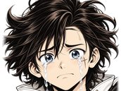 Sticker sutsugua reaction larmes tristesse chagrin par shemsou-hor