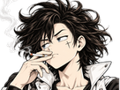 sutsugua reaction cigarette fumer calme