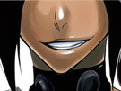 yoruichi shihouin bleach cheveux pourpre violet yeux jaune ambre peau mate desdemone dess fic bloop