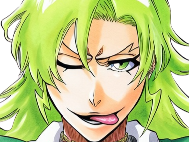 Sticker candice catnipp bleach cheveux yeux vert eclair tonnerre foudre electricite bronte fic bloop par Bl0op