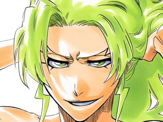 Sticker candice catnipp bleach cheveux yeux vert eclair tonnerre foudre electricite bronte fic bloop par Bl0op