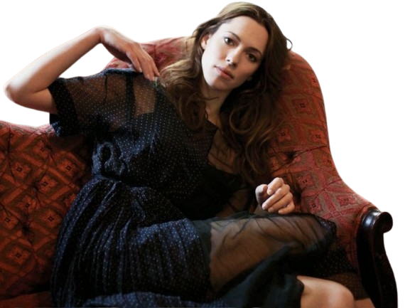 Sticker rebecca hall actrice femme anglaise britannique brune trentaine trentenaire yeux marron par PubliusOvidius