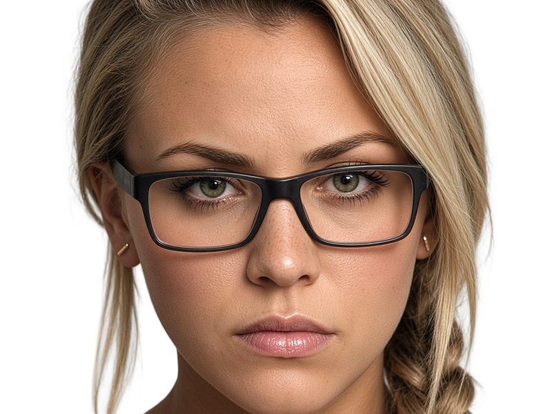 Sticker kaley cuoco actrice productrice executive mannequin americaine femme blonde yeux verts lunettes 2010s par Dark-63