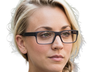 kaley cuoco actrice productrice executive mannequin americaine femme blonde yeux verts lunettes 2010s